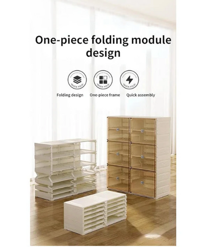 Smart Foldable Shoe Rack Shelf - 8 Layer | BUY 1 GET 1 FREE